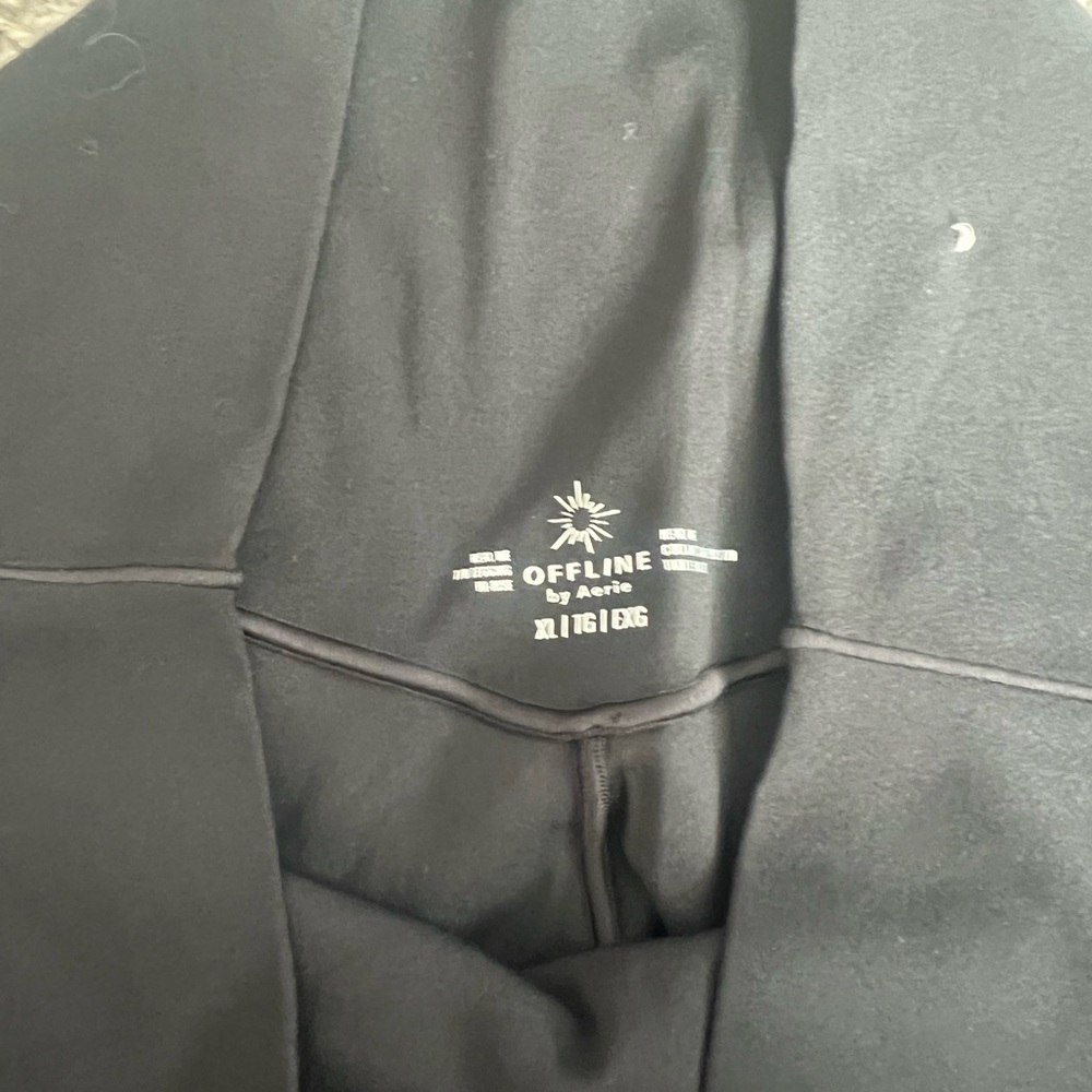 Aerie Black High-Rise Leggings - Picture 2 of 3